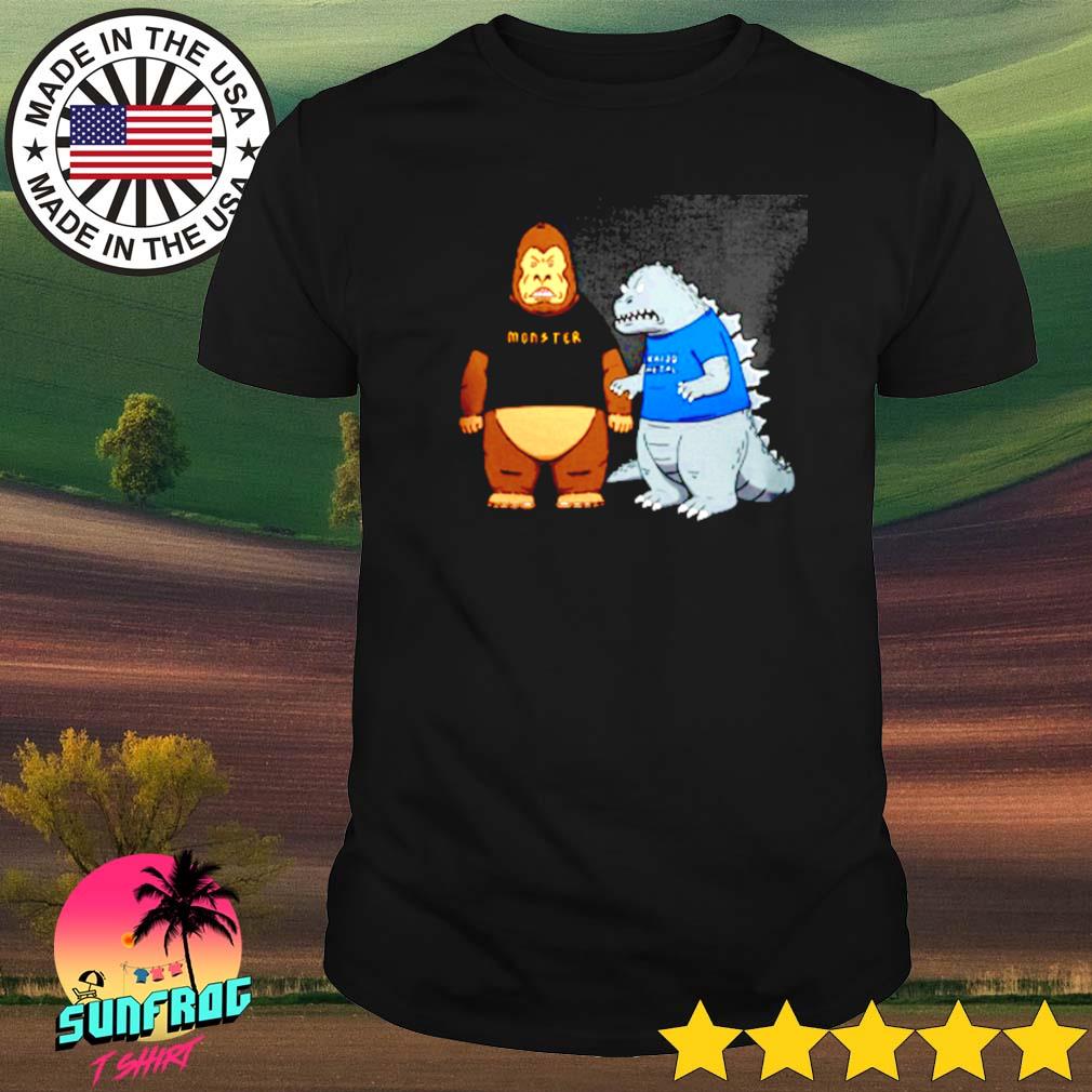 Cute monster King Kong vs Godzilla shirt