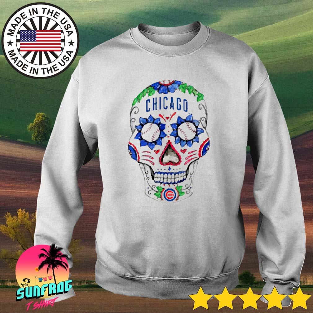 Chicago Cubs Sugar Skull shirt, hoodie, sweater and v-neck t-shirt