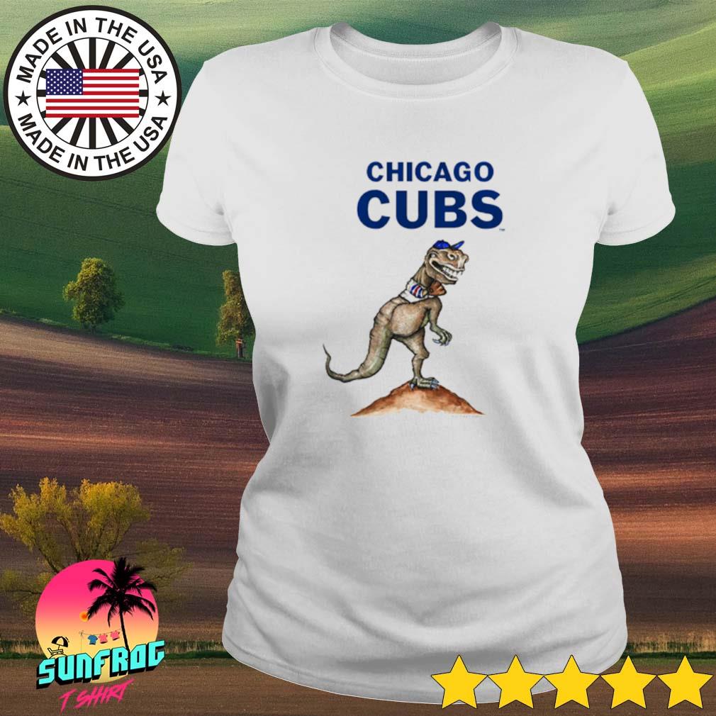 FREE shipping Dinosaur T-Rex Chicago Cubs Women's Shirt, Unisex