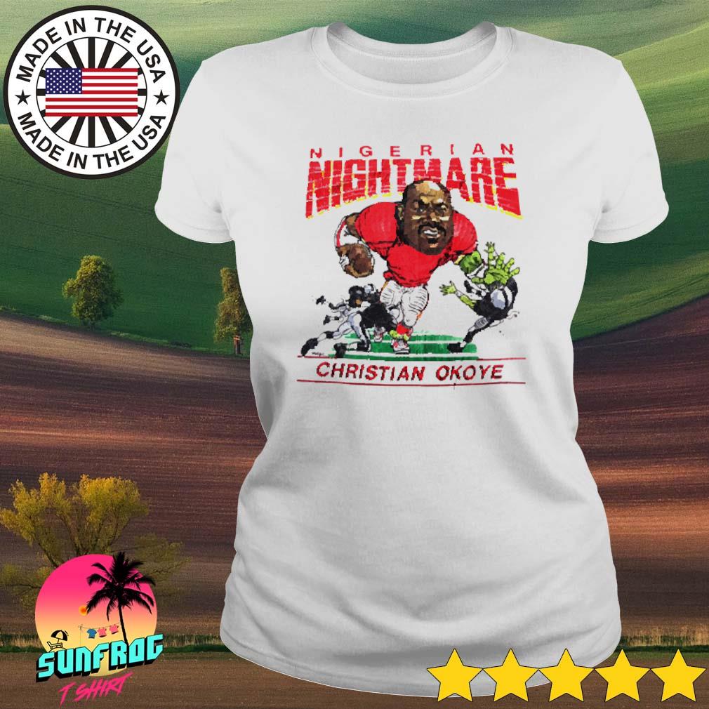 Christian Okoye Tecmo Bowl Nigerian Nightmare T-shirt S-5XL