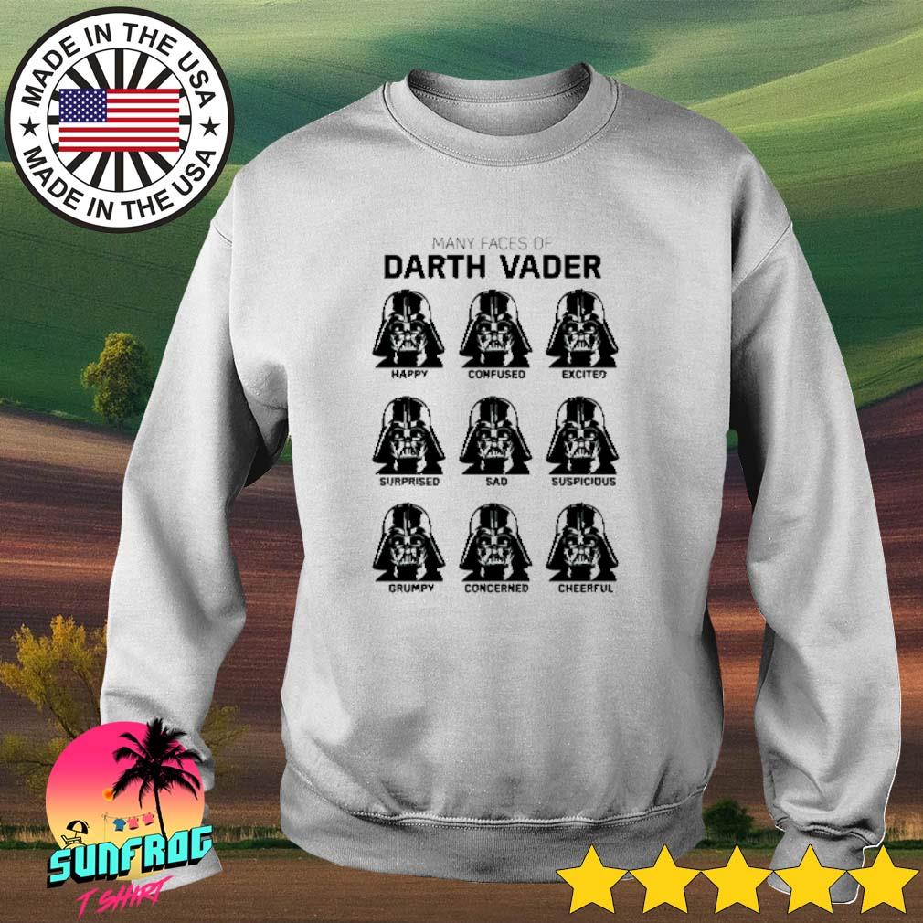 Star Wars Many Faces Of Darth Vader Shirt Hoodie Sweater Long Sleeve And Tank Top