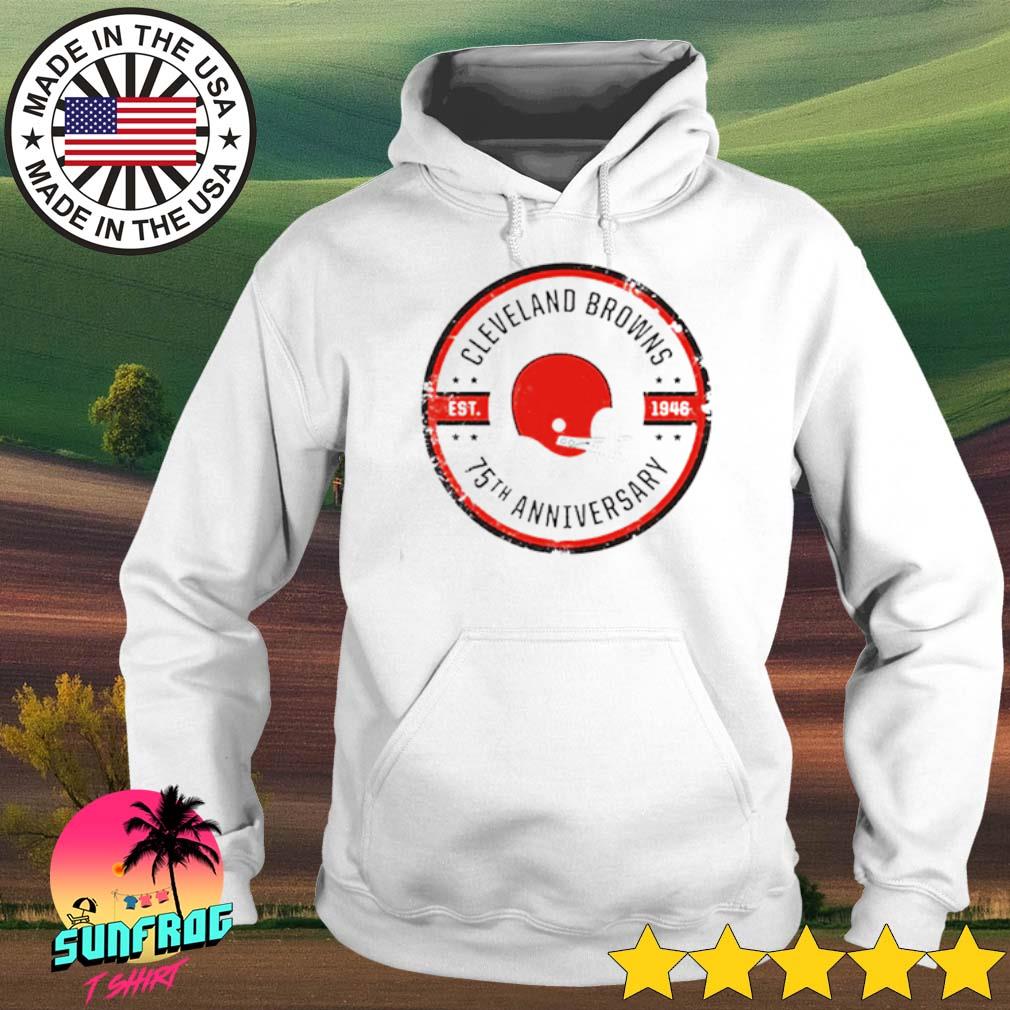 browns white sweatshirt