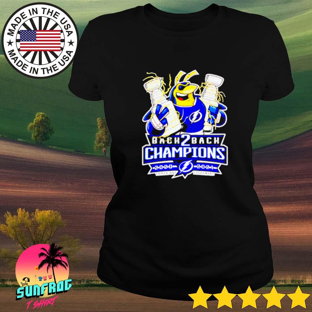 Thunderbug Tampa Bay Lightning Back 2 Back Champions Shirt Hoodie Sweater Long Sleeve And Tank Top