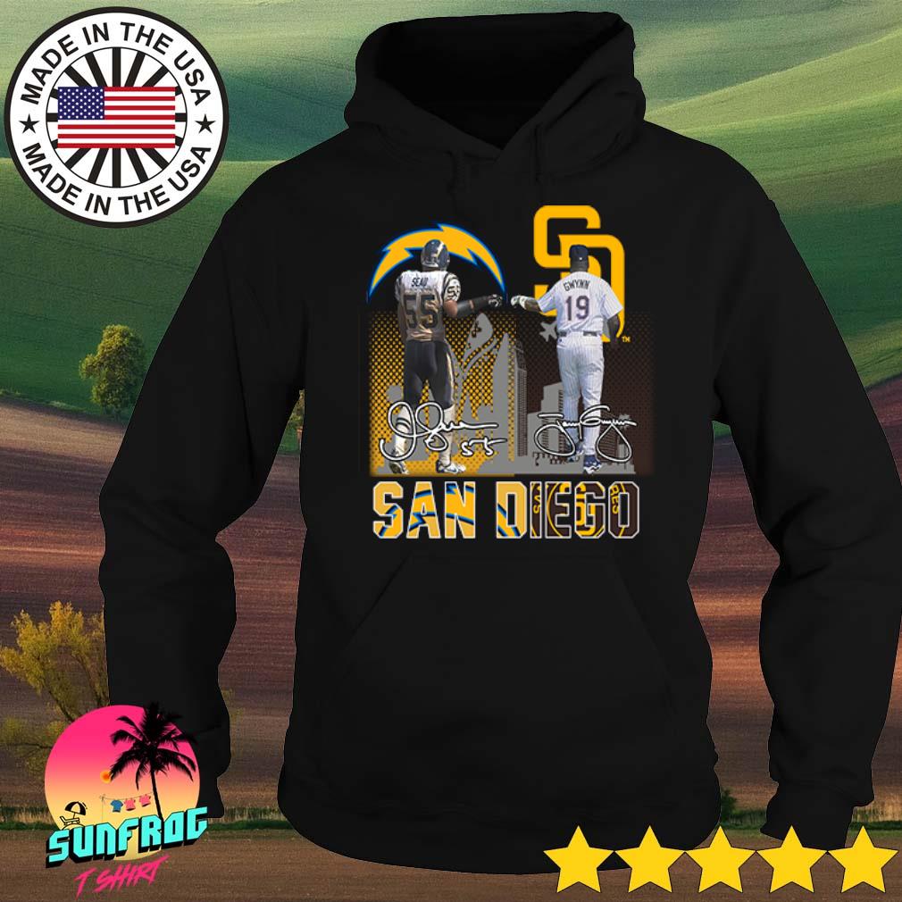 San Diego Junior Seau Tony Gwynn signatures shirt, hoodie, sweater, long  sleeve and tank top