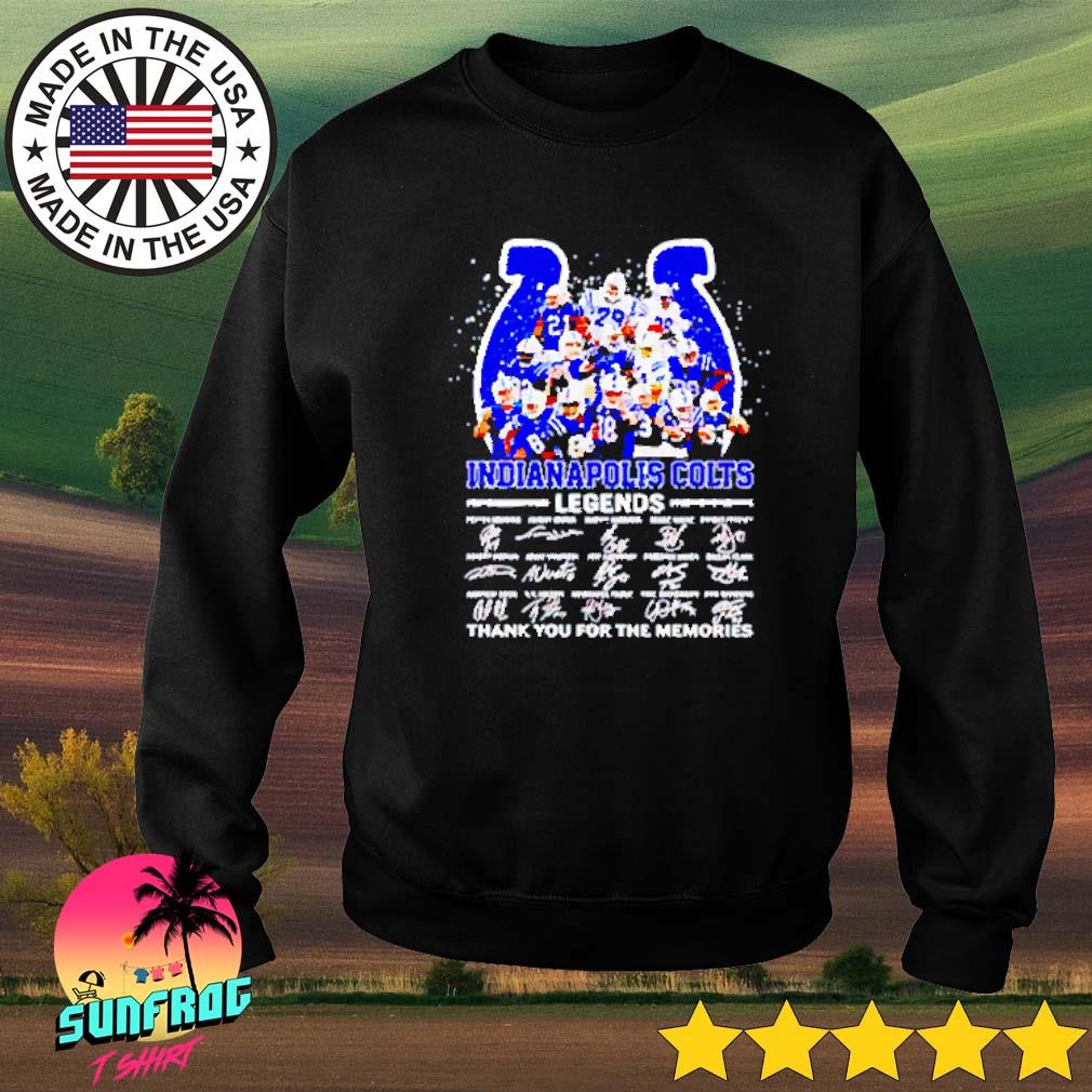 Indianapolis Colts legends thank you for the memories shirt - Online Shoping