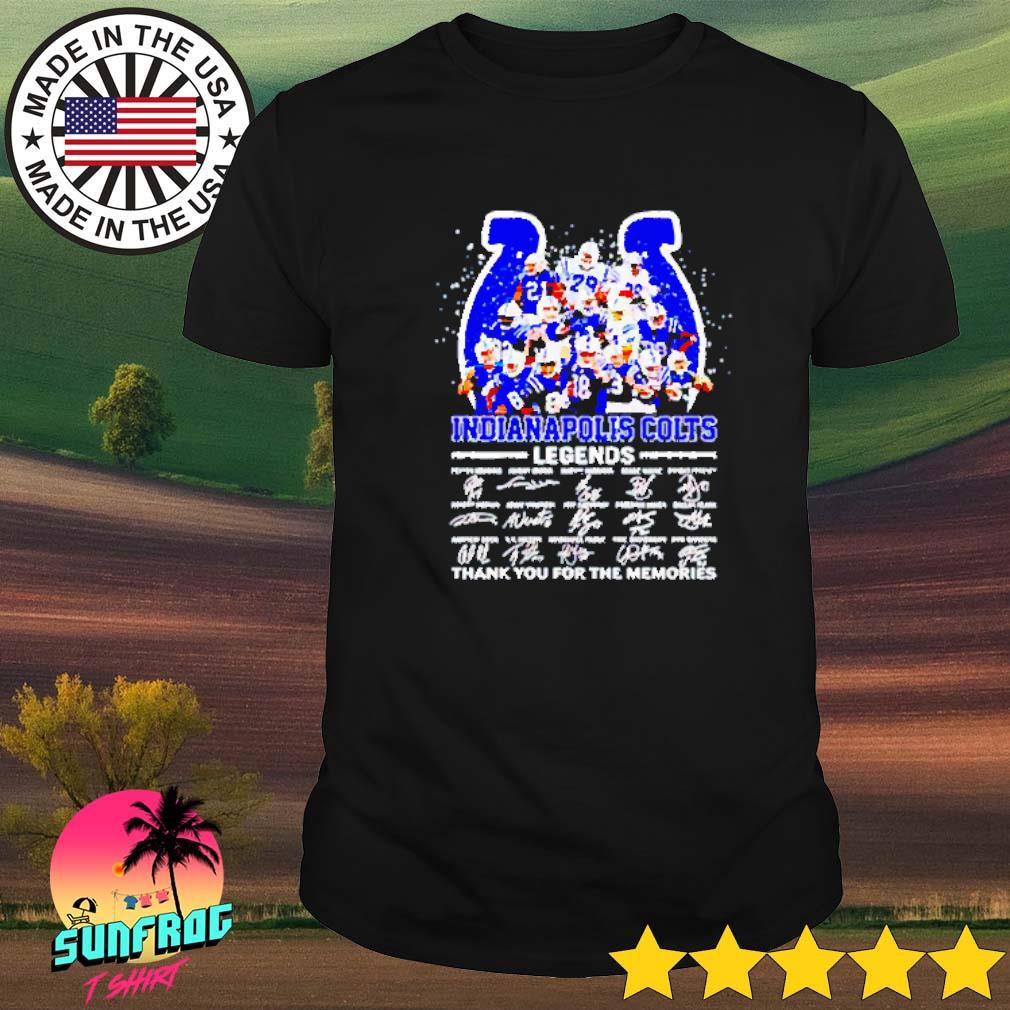 Indianapolis Colts legends thank you for the memories shirt - Online Shoping