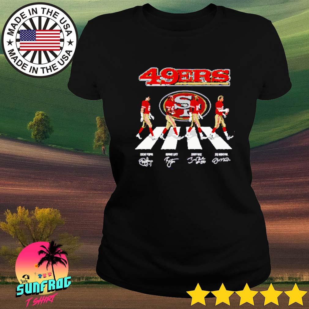 San Francisco 49Ers the legends abbey road signatures shirt, hoodie,  sweater, long sleeve and tank top