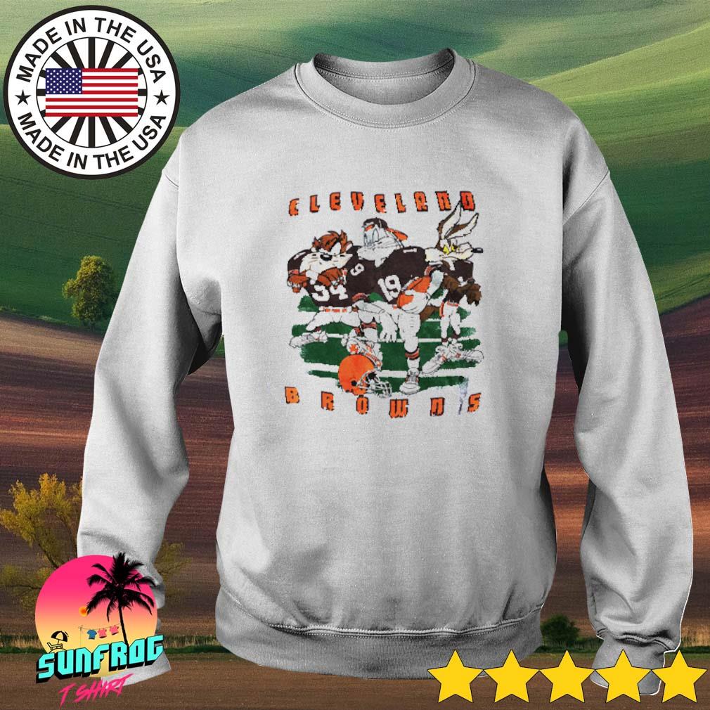 Vintage Cleveland Browns Looney Tunes Shirt - High-Quality Printed