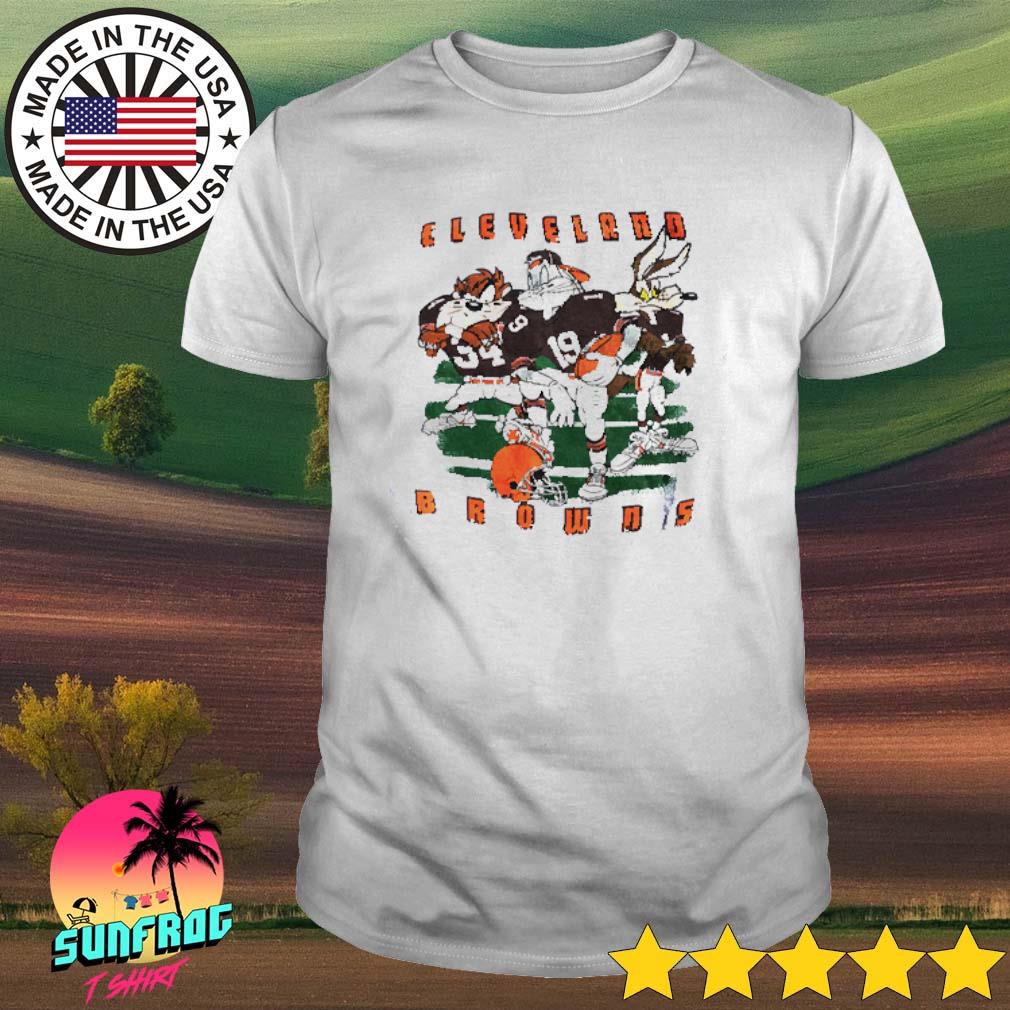 Cleveland Browns Looney Tunes Characters Shirt - High-Quality Printed Brand