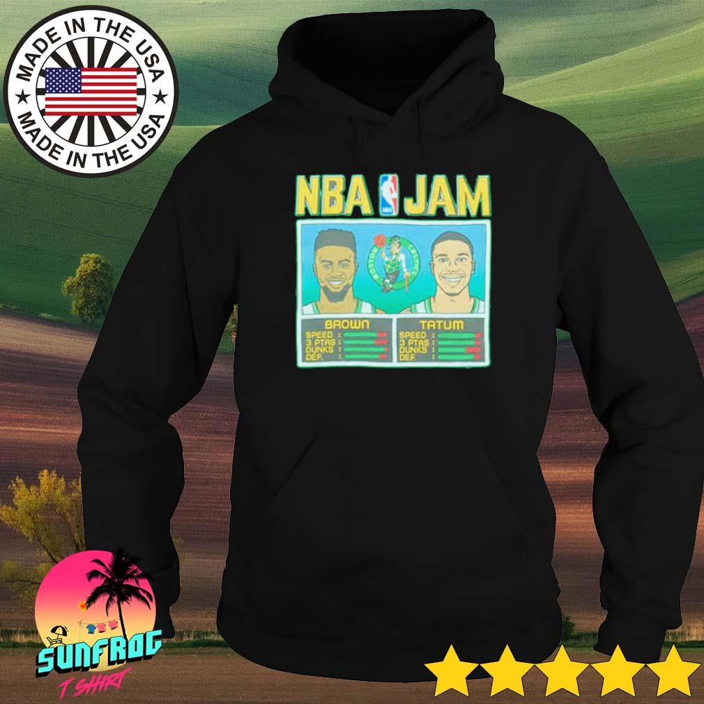Official NBA Jam Celtics Brown And Tatum Shirt, hoodie, sweater
