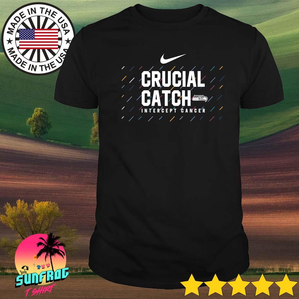 Seattle Seahawks 2021 crucial catch intercept cancer shirt, hoodie,  sweater, long sleeve and tank top