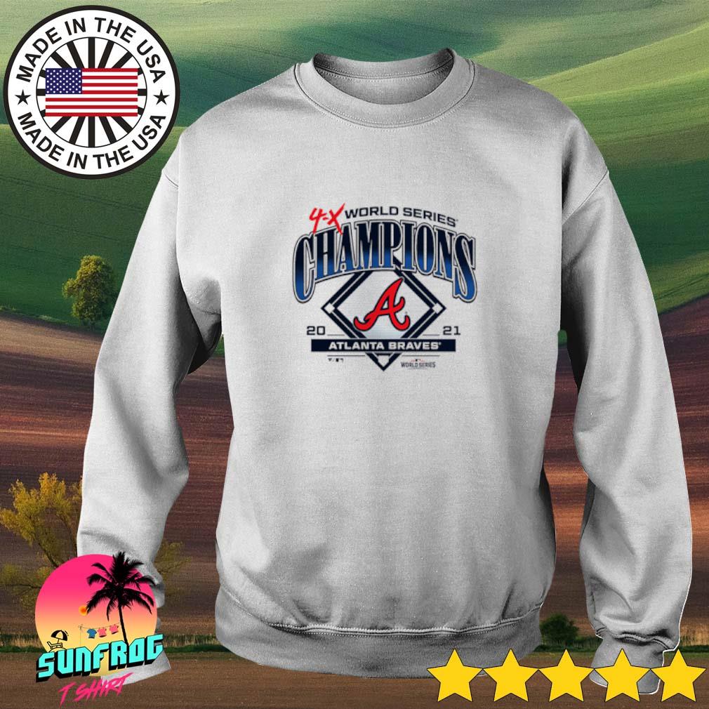 Atlanta Braves 4-Time World Series Champions T-Shirt, hoodie