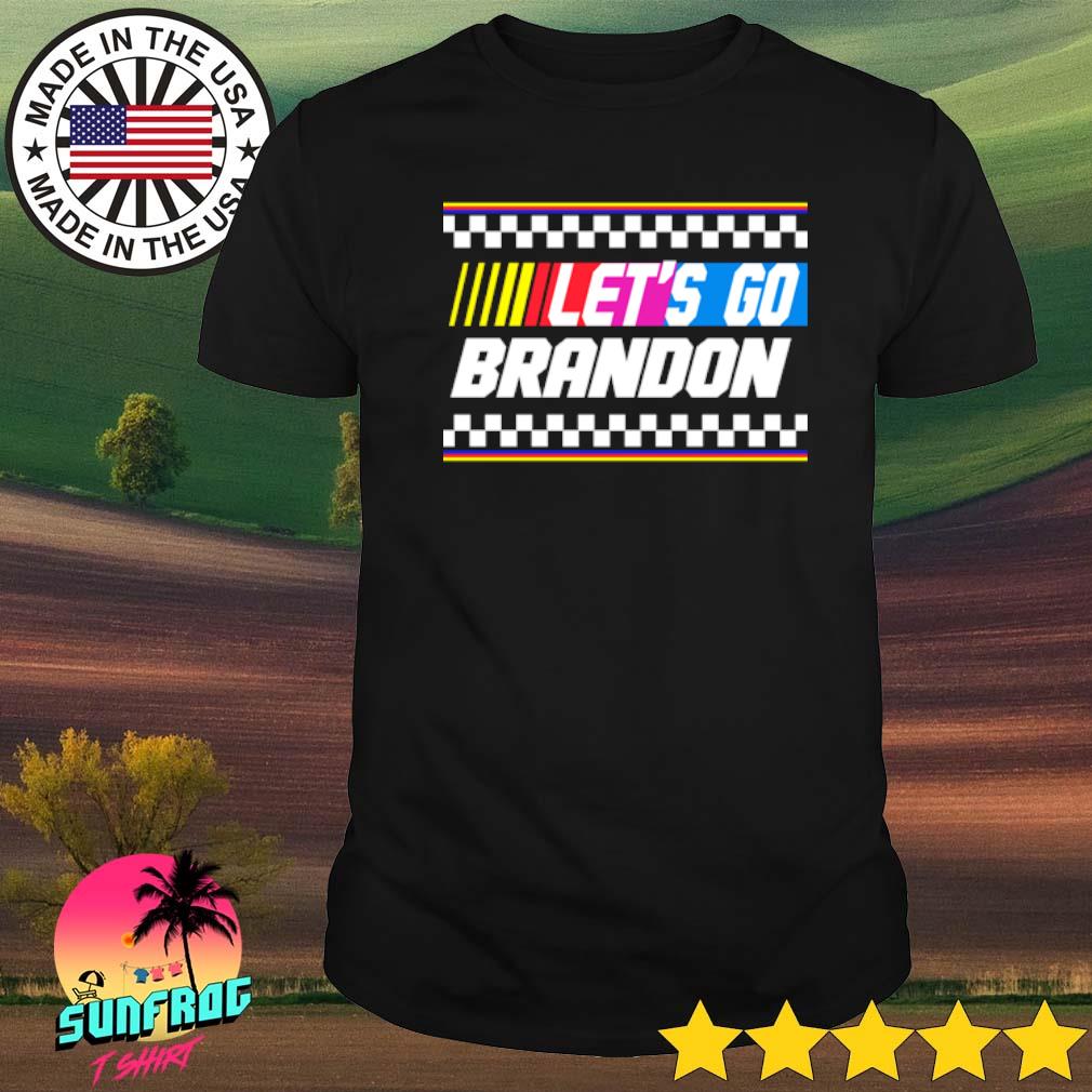 Nascar let's go brandon racing flag shirt, hoodie, sweater, long sleeve