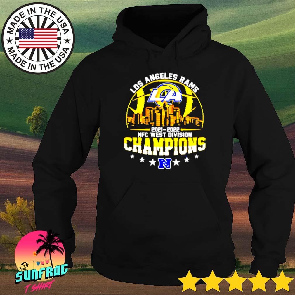 Rams 2021 nfc west division champions shirt, hoodie, sweater, long sleeve  and tank top