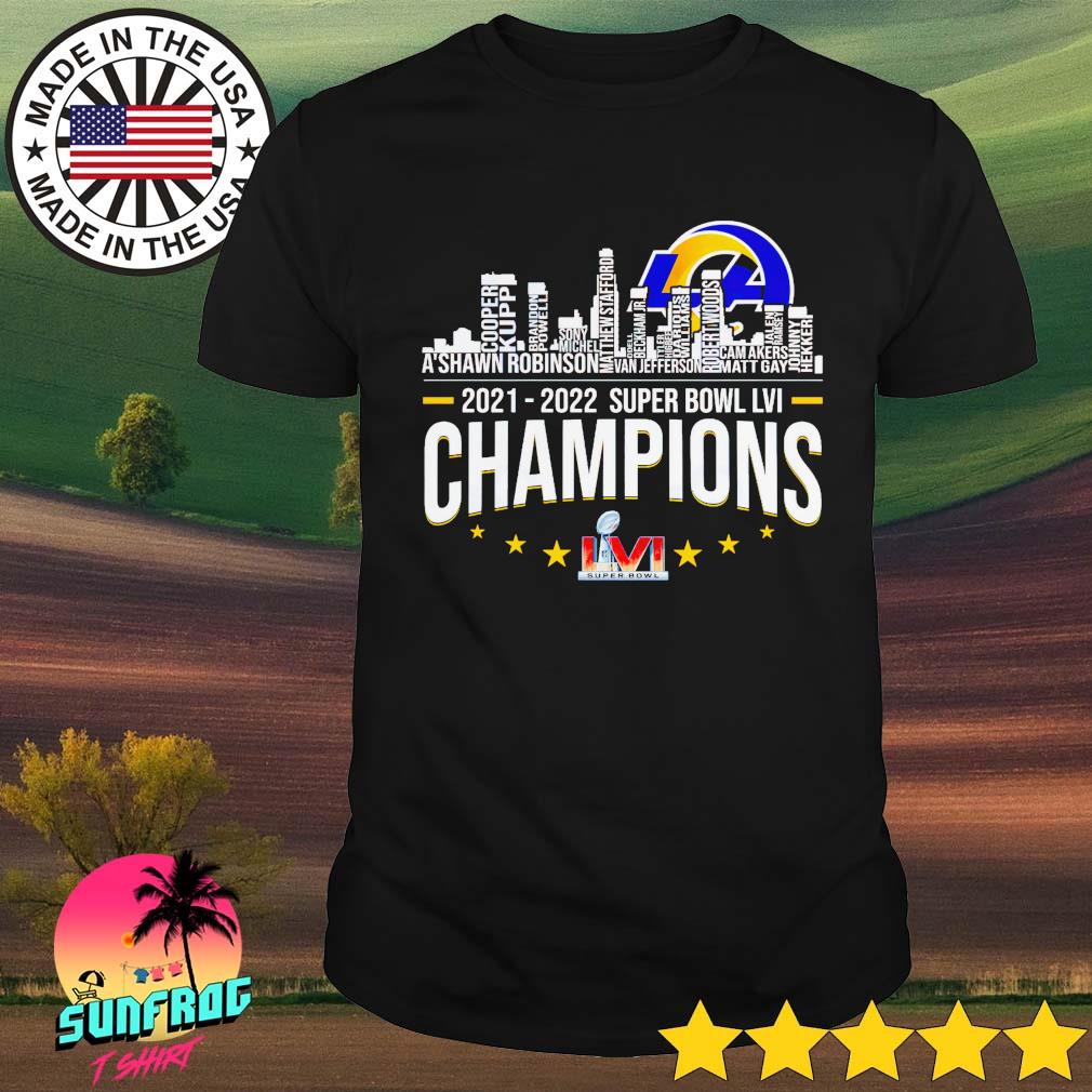 HOT Los Angeles Rams Super Bowl LVI Champions 2021 t-shirt, hoodie, sweater,  long sleeve and tank top