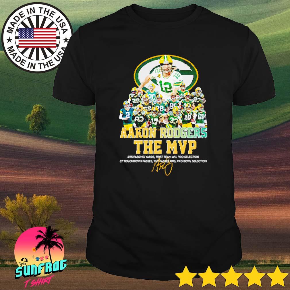 Green Bay Packers Aaron Rodgers MVP Signature shirt, hoodie, sweater, long  sleeve and tank top