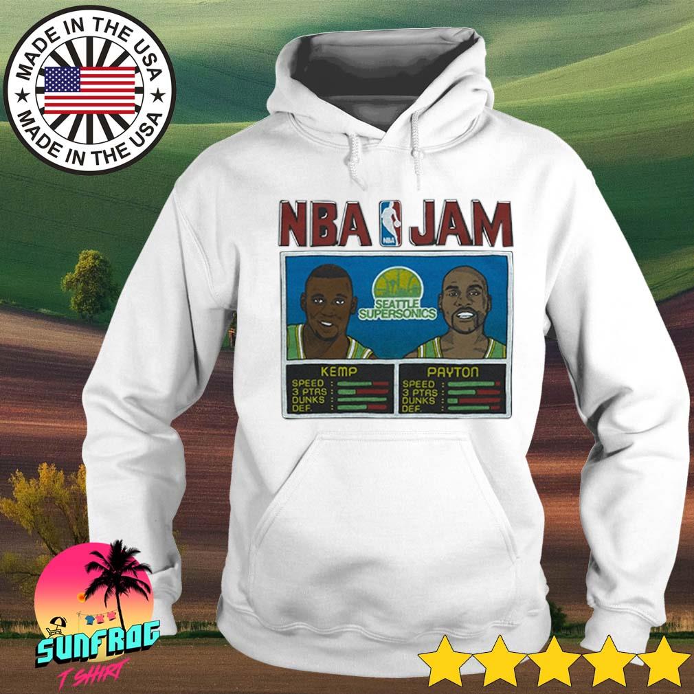 NBA Jam Seattle Supersonics Basketball shirt - Teeclover