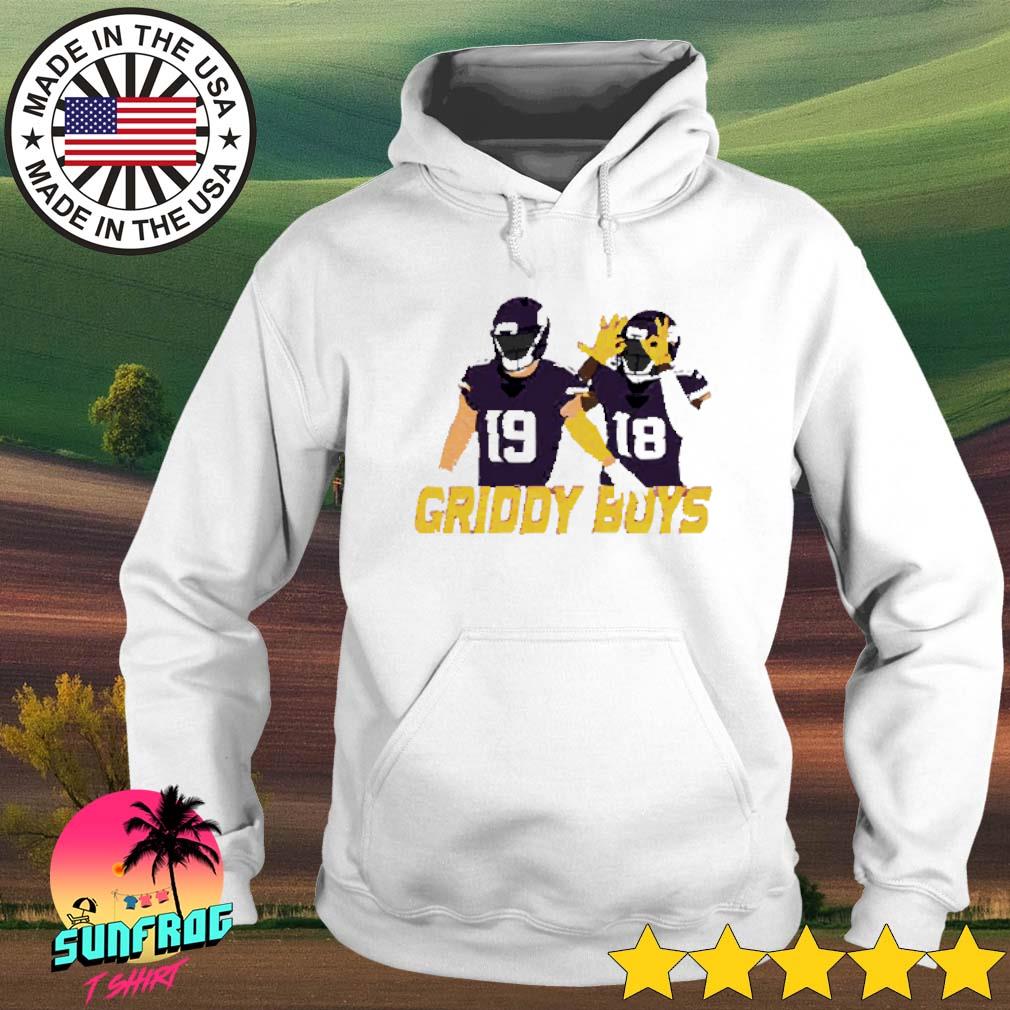 Vikings Adam Thielen and Justin Jefferson Griddy boys shirt, hoodie,  sweater and v-neck t-shirt