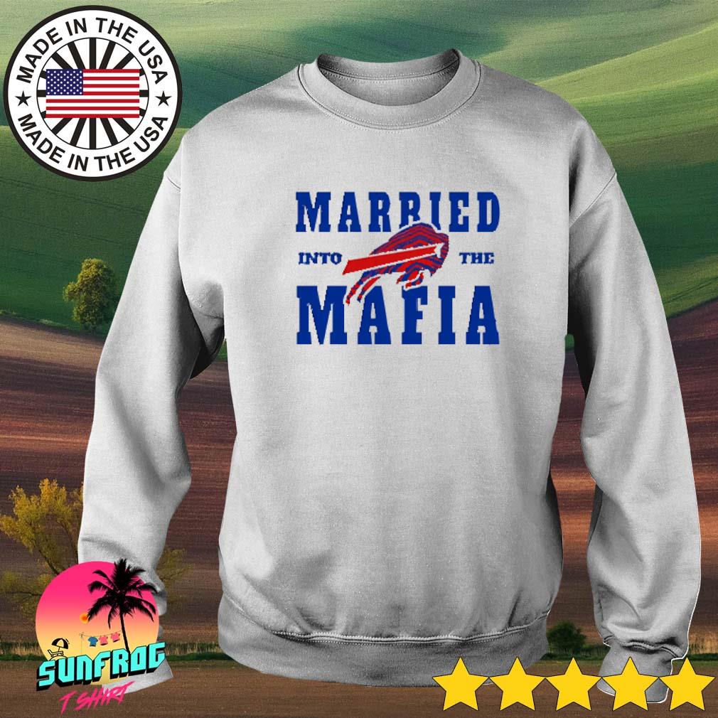 Married Buffalo Bills Into This Buffalo Shirt, Hoodie, Women Tee,  Sweatshirt - Lelemoon