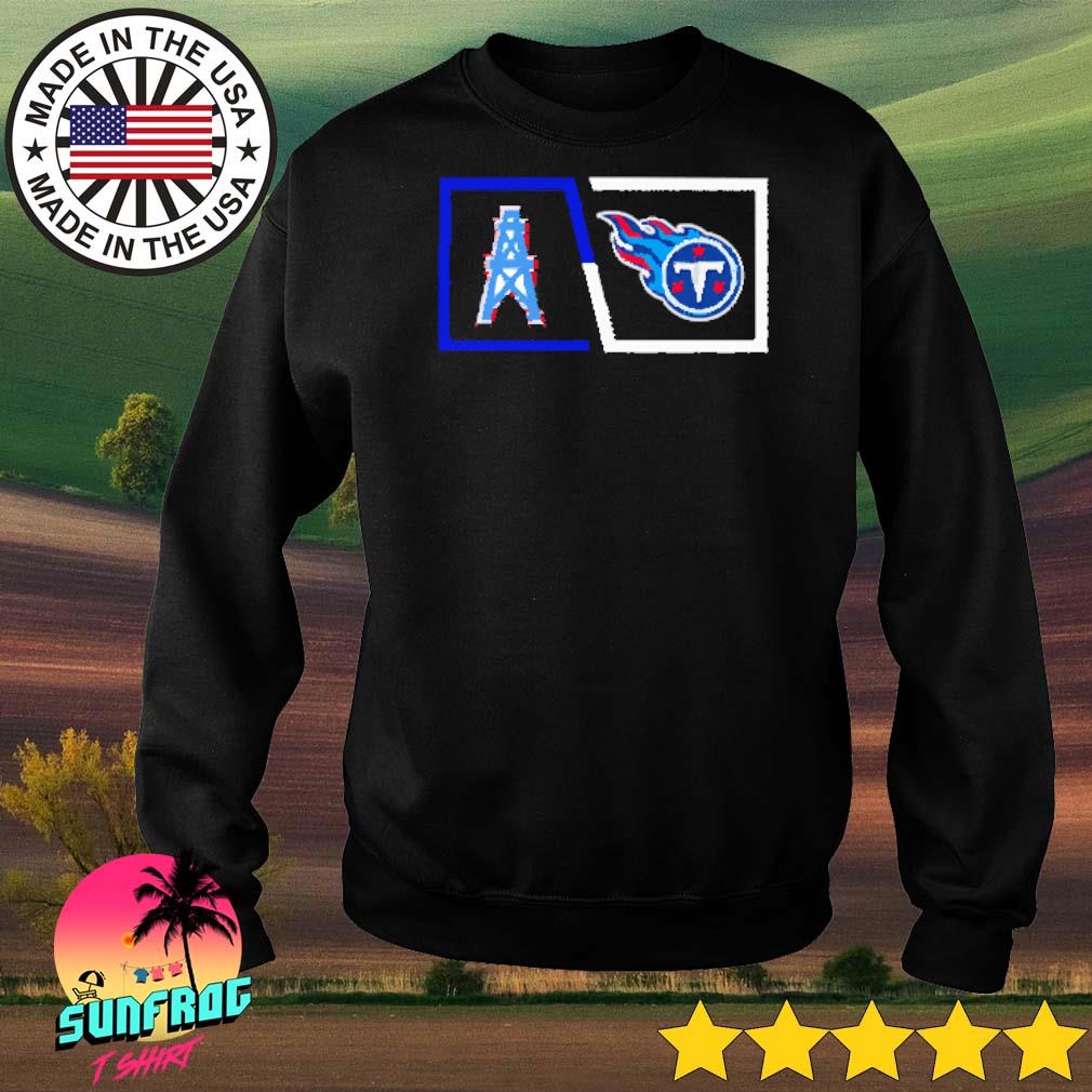 Houston Oilers And Tennessee Titans Long Sleeves T Shirt,Sweater, Hoodie,  And Long Sleeved, Ladies, Tank Top