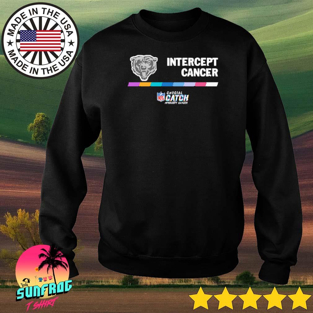 Chicago Bears NFL Crucial Catch intercept cancer shirt, hoodie, sweater,  long sleeve and tank top