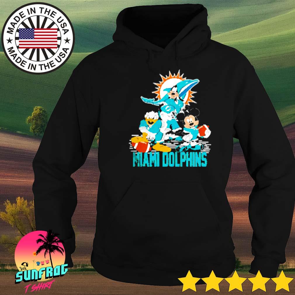 Mickey mouse Donald and Goofy Miami Dolphins football shirt, hoodie,  sweater, long sleeve and tank top