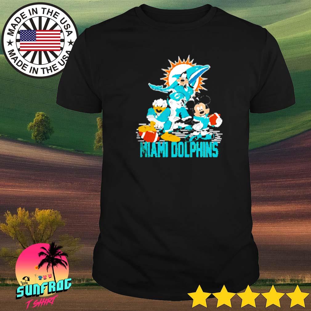 Mickey Mouse Miami Dolphins American Football Team Shirt