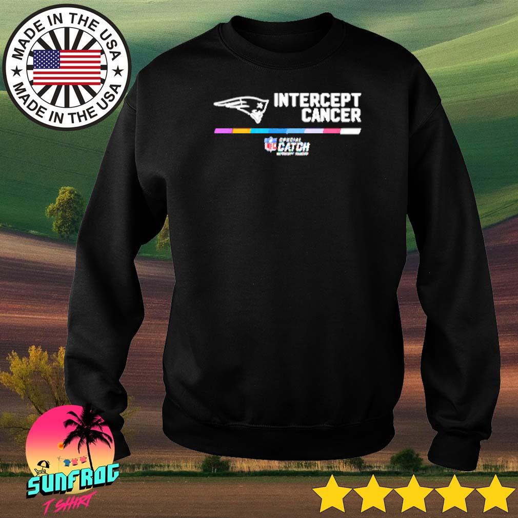 New England Patriots Intercept Cancer 2022 NFL Crucial Catch Performance  T-Shirt, hoodie, sweater, long sleeve and tank top