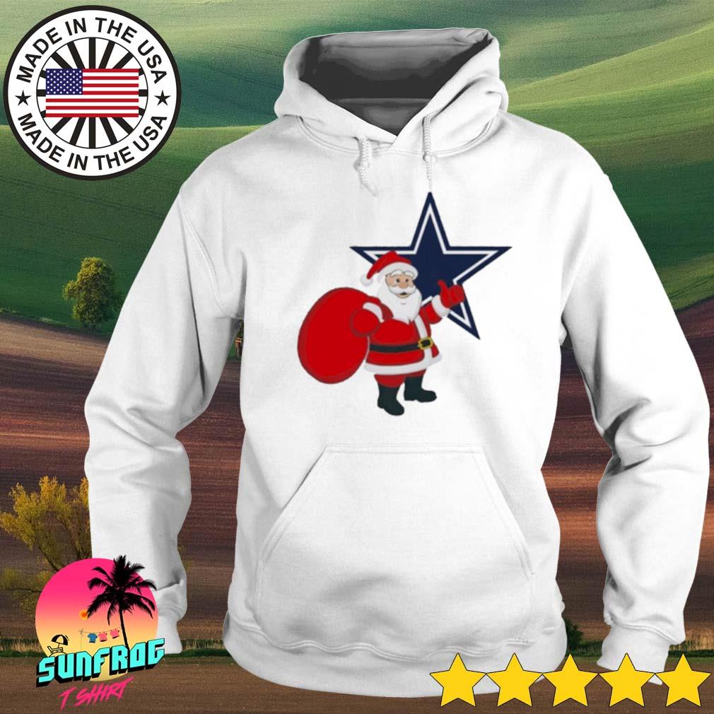 Dallas Cowboys Christmas Shirt Merry Christmas Santa T-shirt