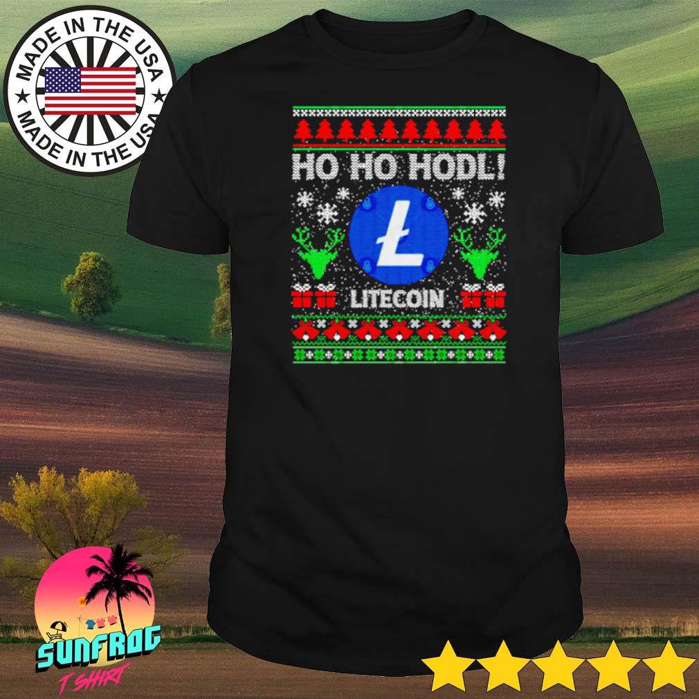 Ho ho hodl Litecoin ugly Christmas shirt