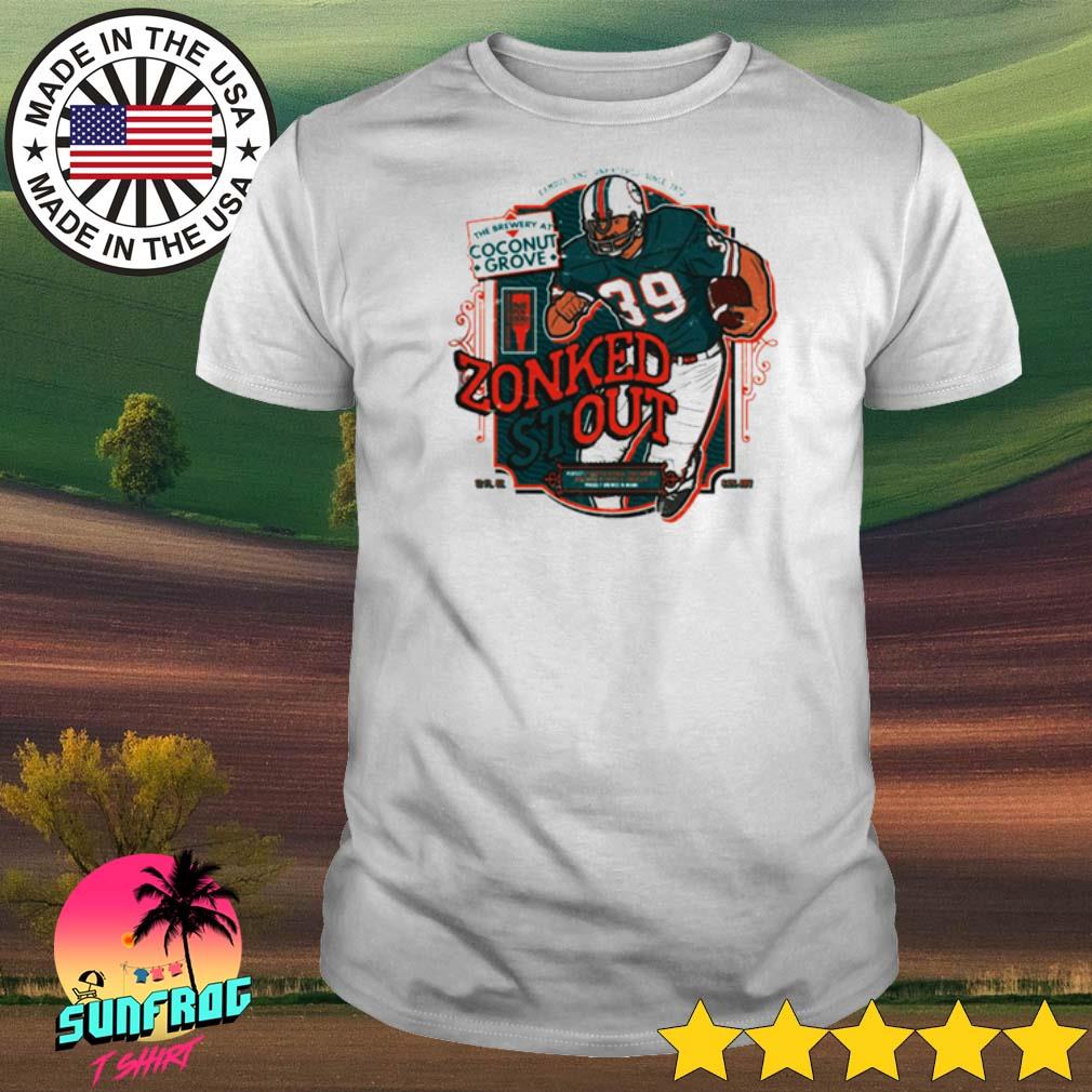 Miami Dolphins Larry Csonka Zonked Stout Shirt