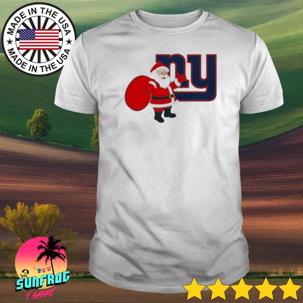 New York Giants NFL Santa Claus Christmas shirt