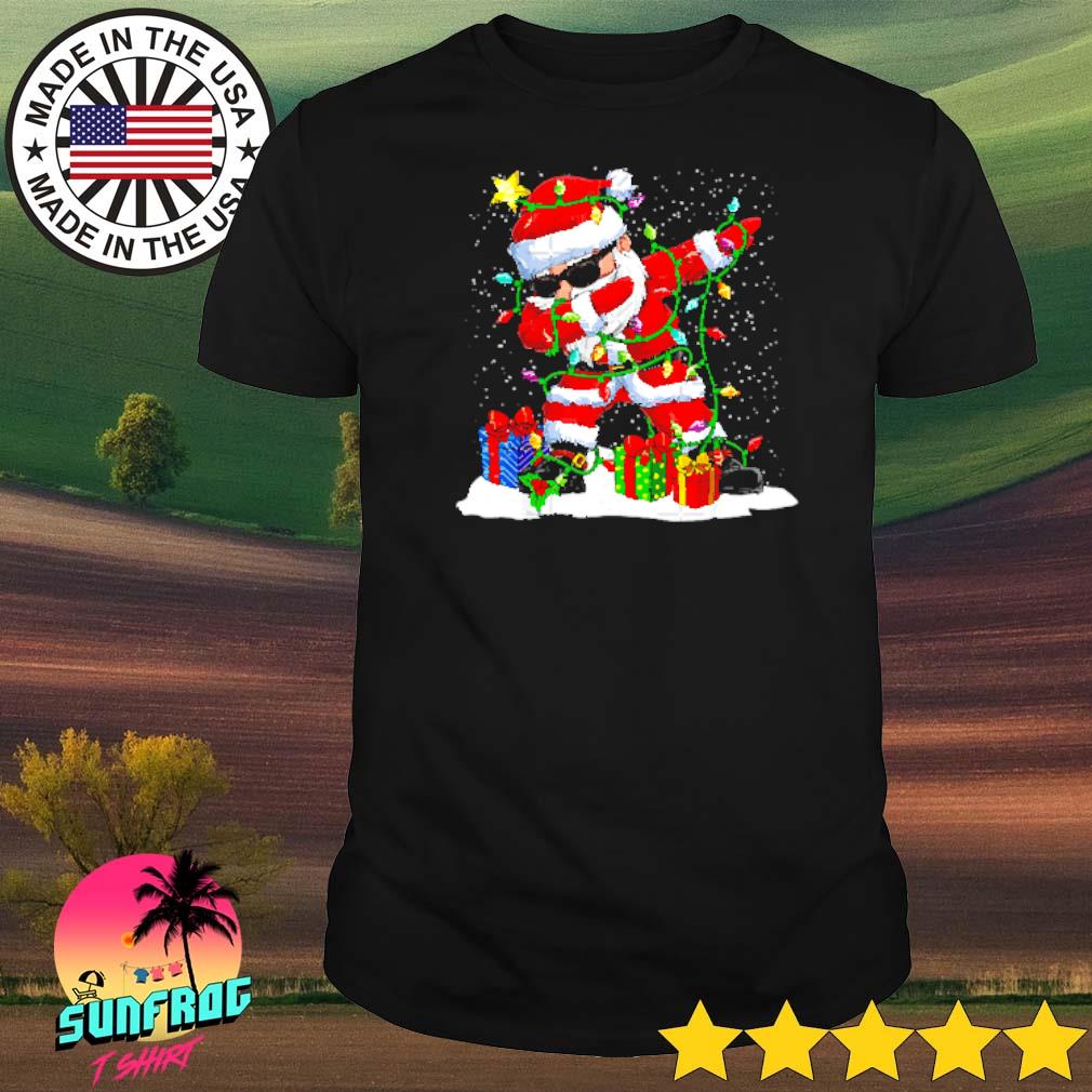 Santa dabbing Christmas gift shirt