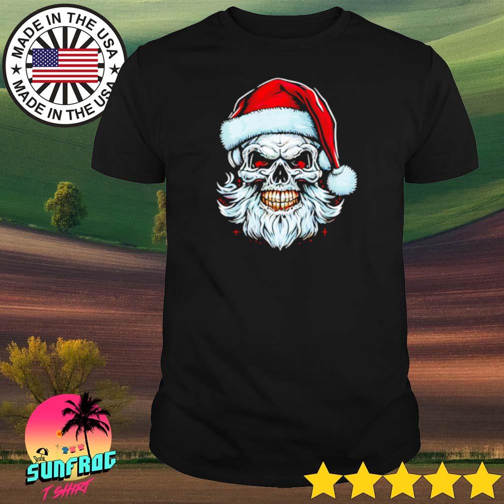 Skull Santa Claus Christmas shirt