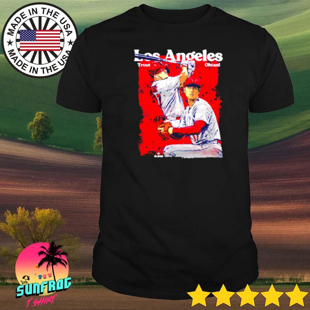 The Los Angeles baseball Mike Trout and Shohei Ohtani shirt