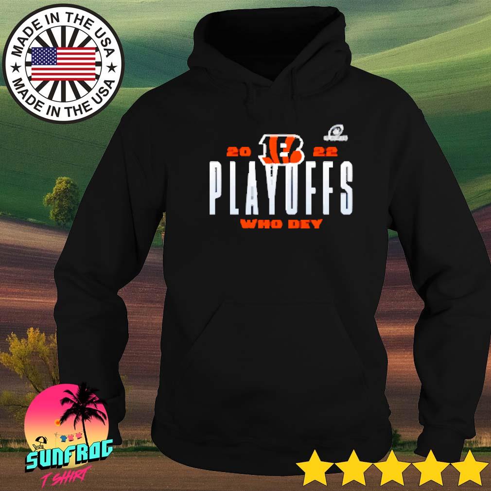 Cincinnati Bengals Who Dey 2022 NFL Playoffs Shirt, hoodie, sweater, long  sleeve and tank top