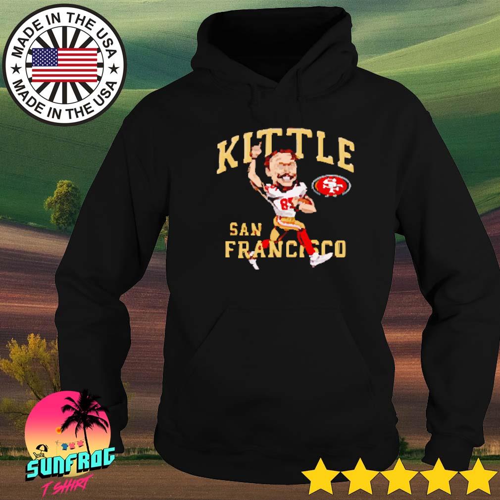 Youth San Francisco 49ers George Kittle Youth T-Shirt from Homage. | Officially Licensed Vintage NFL Apparel from Homage Pro Shop.