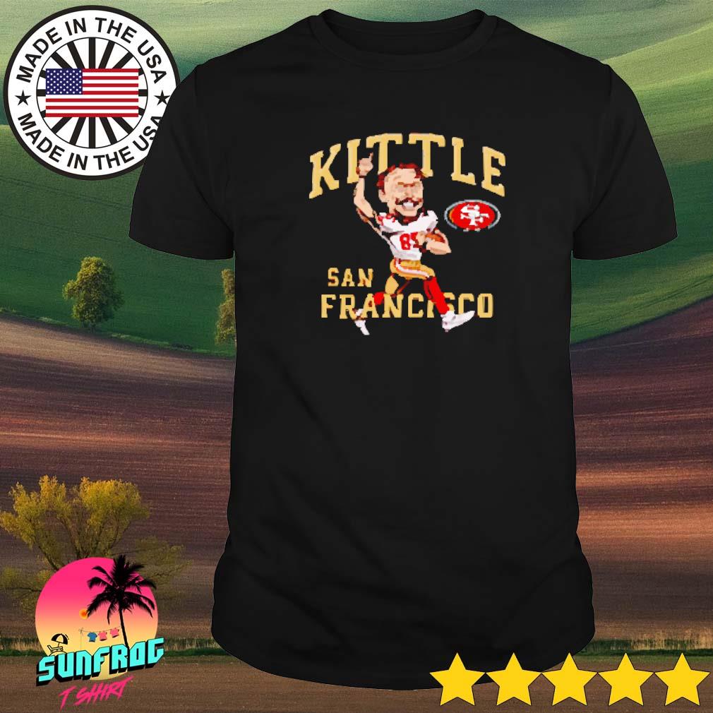 Youth San Francisco 49ers George Kittle Youth T-Shirt from Homage. | Officially Licensed Vintage NFL Apparel from Homage Pro Shop.