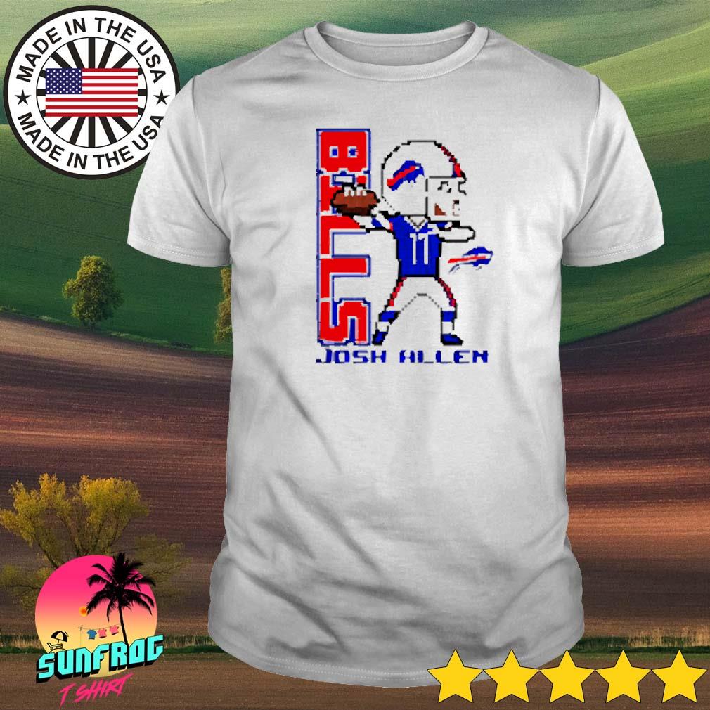 Josh Allen Buffalo Bills Youth Pixel Player 2.0 shirt, hoodie