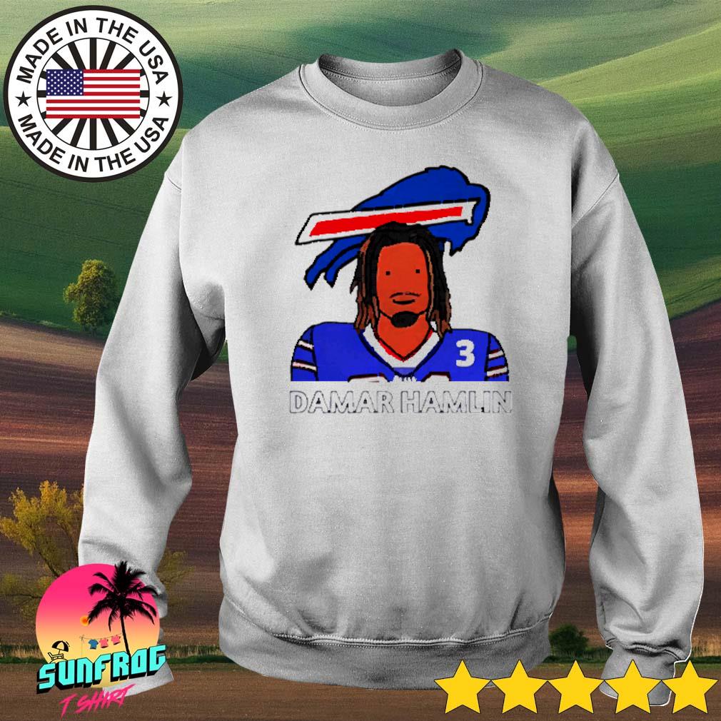 Pray for hamlin strong buffalo bills T- shirt, hoodie, sweater, long sleeve  and tank top