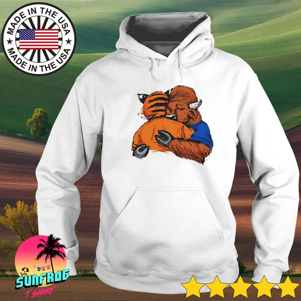 Billy Buffalo Mascot Hug Cincinnati Bengals Shirt