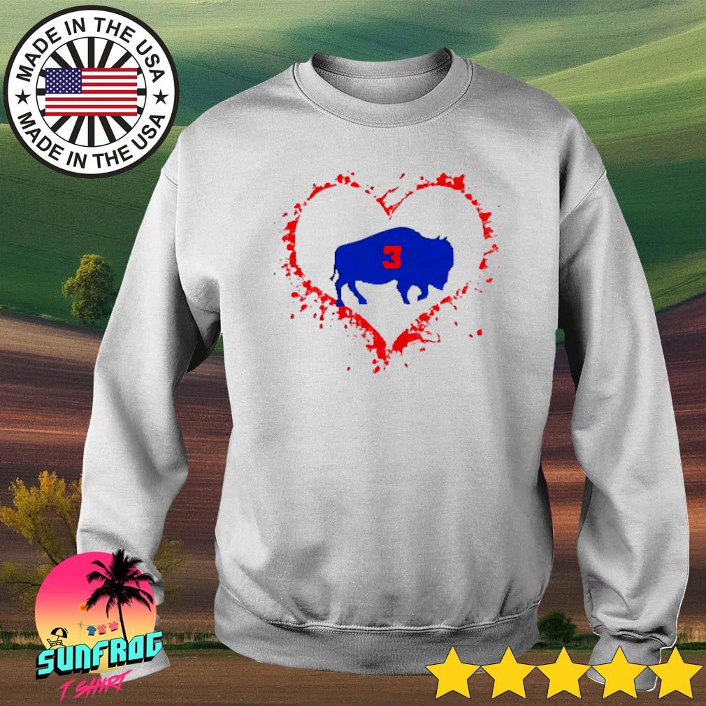 Original heart Buffalo Bills Damar Hamlin #3 shirt, hoodie, sweater, long  sleeve and tank top