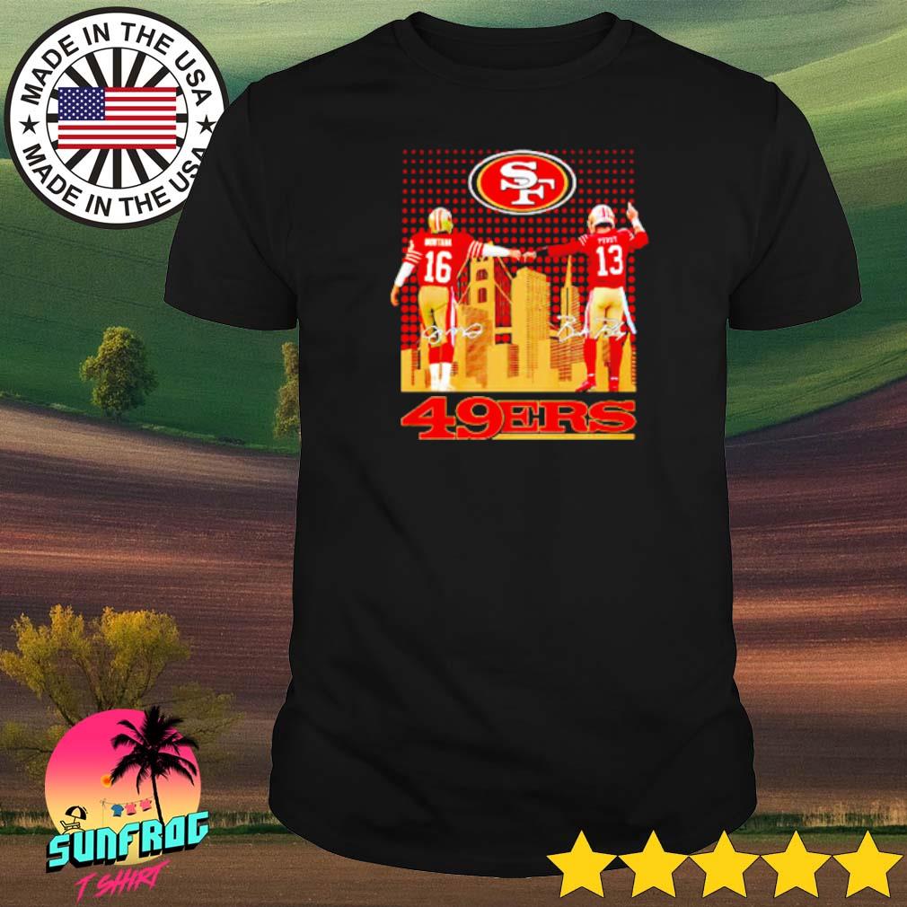 San Francisco 49ers City Joe Montana And Brock Purdy Signatures 2022 shirt,  hoodie, sweater, long sleeve and tank top