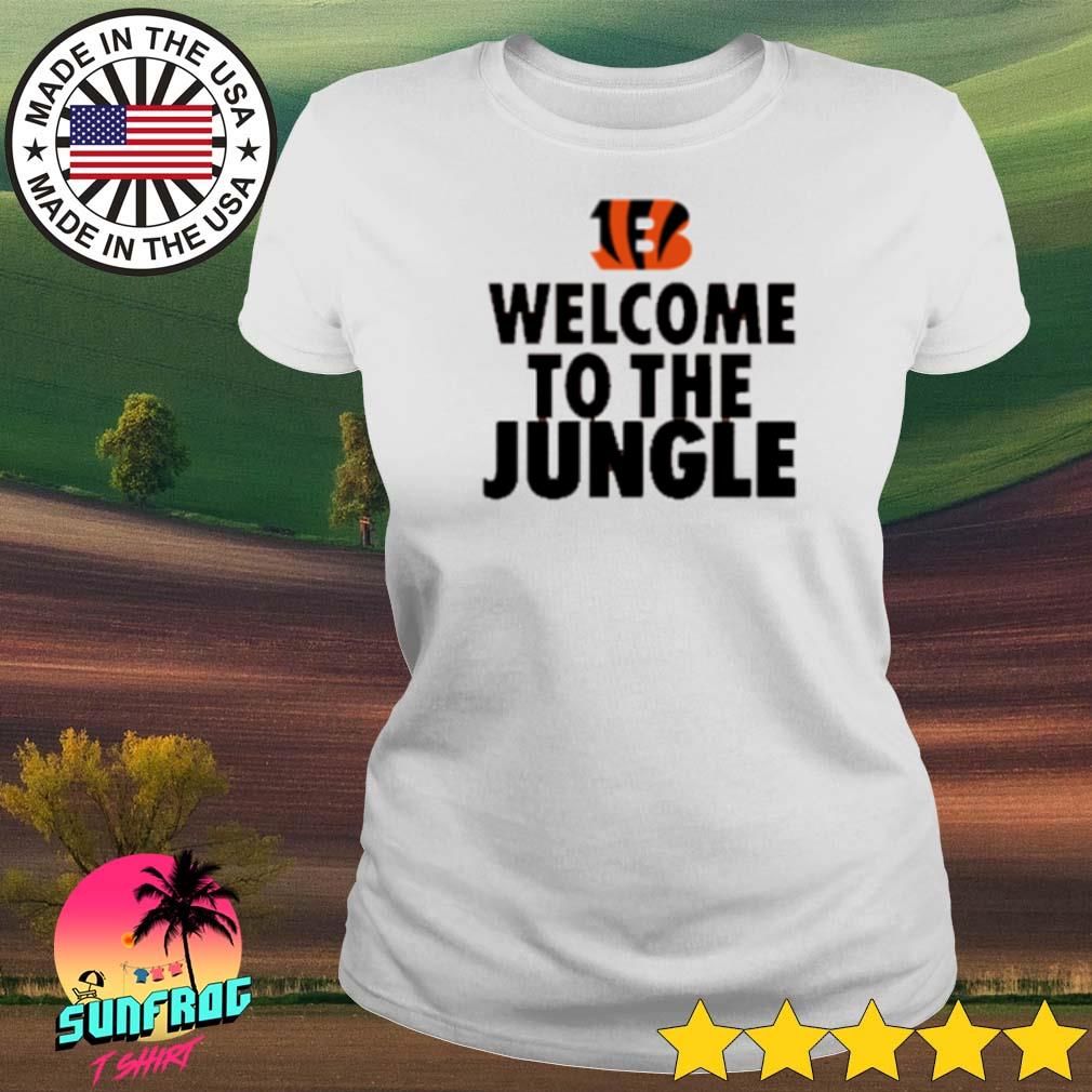 Official cincinnati Bengals Welcome To The Jungle Shirt, hoodie