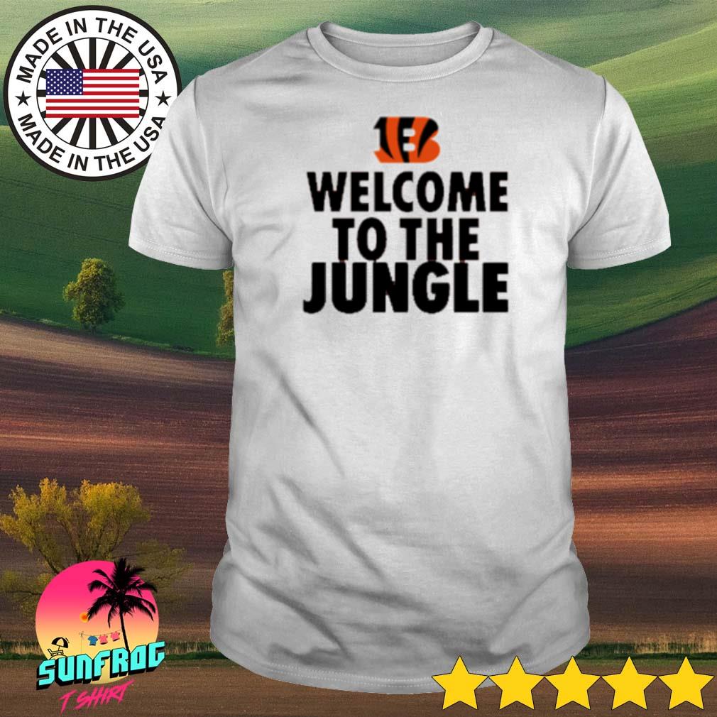 Official cincinnati Bengals Welcome To The Jungle Shirt, hoodie, sweater,  long sleeve and tank top