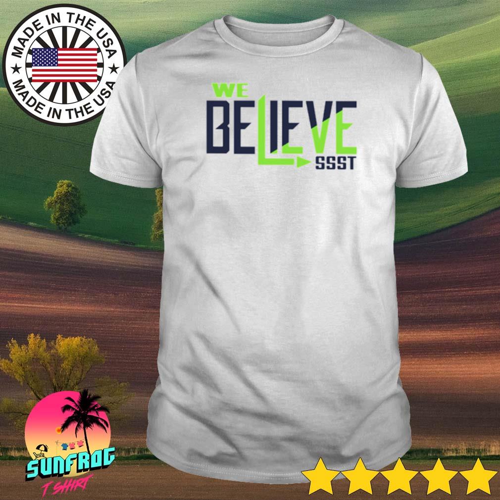 Geno smith 3 we believe ssst shirt, hoodie, sweater, long sleeve and tank  top