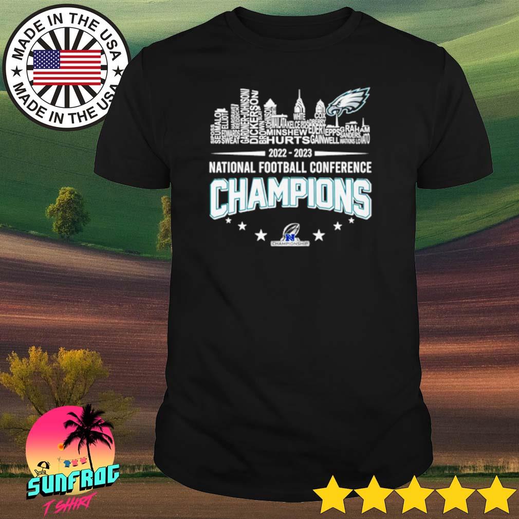 Philadelphia Eagles 2022-2023 National Football Conference Champions shirt,  hoodie, sweater, long sleeve and tank top