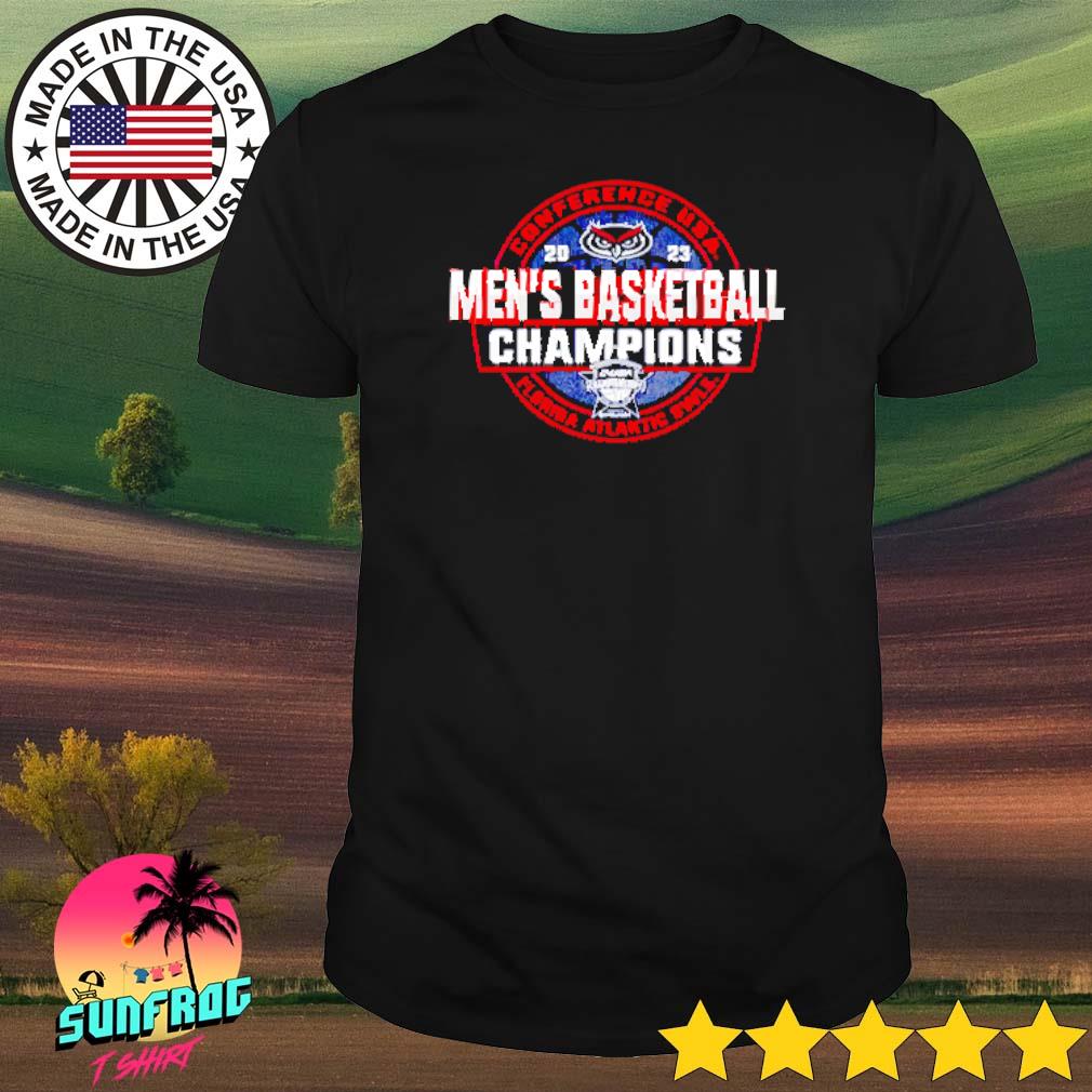 Fau Owls 2023 C-usa Men's Basketball Conference Tournament Champions Shirt  - T-shirts Low Price