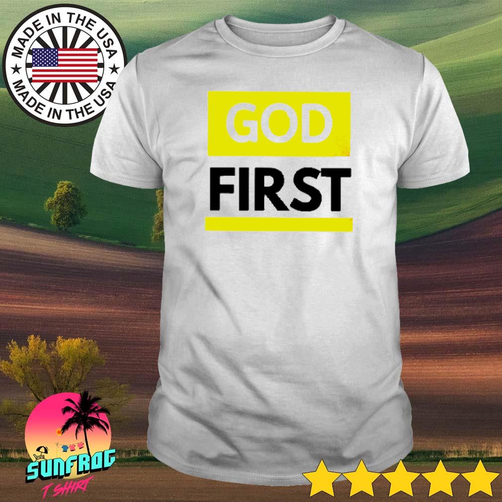 God first quotes printed shirt