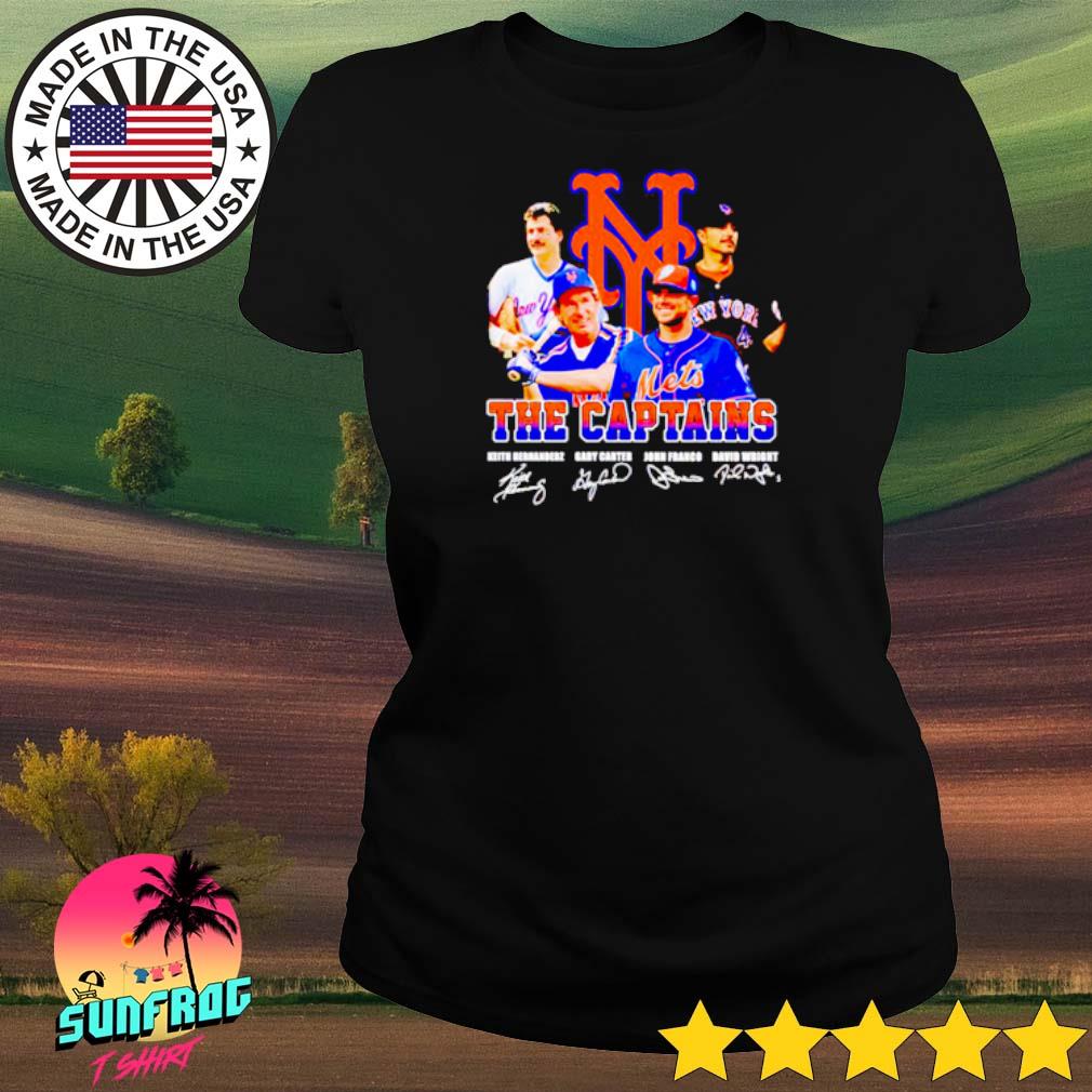 The Captains Keith Hernandez Gary Carter John Franco David Wright Signature  Shirt - Limotees